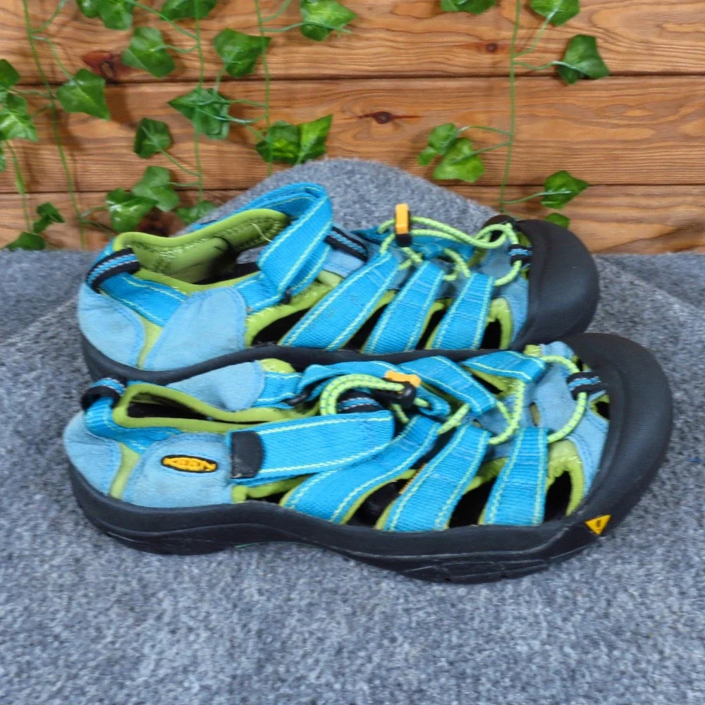 KEEN Newport H2 Kids Sport Water Sandals Size 6 Hiking Outdoor Blue Green